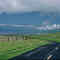 Big Island Saddle Road Blick auf Maui AL