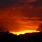 Mililani sunset behind Waianae mountains