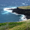 Land (lava) meets sea