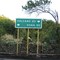 Great road sign opposite southern point turnoff