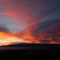 Mauna Loa sunset with clouds