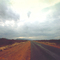 Empty road, rainy season, somewhere between Mombasa and Nairobi (approximate location)