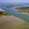 Cameron, LA, View NNE From the Gulf
