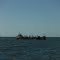 Dredging the channel in Cameron