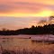 Crystal waters at sunset