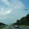 I-95 North Near Exit 11. Plane Landing At Andrews AFB, 8-26-2009
