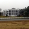 Nottoway Plantation House seen from the Mississippi River levee