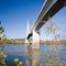 East End Bridge In Fall Huntington, West Virginia
