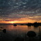sunset at hoydics cabin