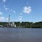 View of Wisconsin Industrial plant from Turkey River Landing