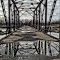 View of Deck on Greencastle Avenue Through Truss Bridge