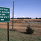 High point sign at intersection