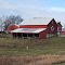 Flag on Barn Roof