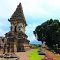 Jawi temples @ afternoon in Prigen, look @ the background is Mount Penanggungan