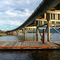 Bridge over the Army Corps of Engineer's boat dock, Hope, Idaho