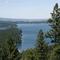 Hayden Lake from Patzer's Peak at Camp MiVoden