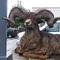 Cascade Idaho, Bighorn Ram, Recycled Barbed Wire Sculpture