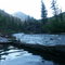 Hot spring overlooking Loon Creek