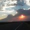Fire cloud near House Mountain