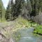 Little Bear Creek between Troy and Kendrick, Idaho. The railroad bed is on the left.