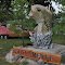 huge carved fish, Baits Motel, Gravois Mills, MO