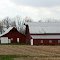 Red Barns in Parke County, Indiana