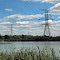 Powerlines Across The lake