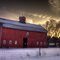 Historic Indiana Barn. Sunset, Winter 2010 [Eric Hines]