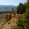 Sunken Forest landslide and the Madison Range near Taylor Creek.