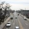 South on Racine from abandoned rail line