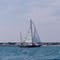 Stately Cheoy Lee departing North Point Marina - enroute  the Atlantic