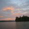 Sunset as seen from Colonial Mast campground