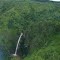 A panoramic glimpse of Sweet Falls at Mawshbuit near Happy Valley, Shillong