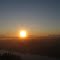 Sunrise on the deep fog field