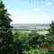 Bluffwoods Conservation Area Turkey Ridge Trail looking west across Missouri River valley