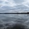 Clouds move on Aldrich Lake