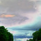 storm approaching on the road....
