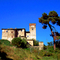 Il castello Malingri a Bagnolo Piemonte.