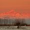 Fossano - vista sul Monviso