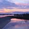 Tramonto sul Po a Crescentino (VC)