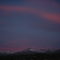 tramonto rosa e azzurro sulle pre-Alpi Biellesi