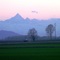 Trattore sotto il Monviso....