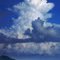 父島と入道雲 (Chichi-jima and cumulonimbus)