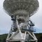 国立天文台のVERA電波望遠鏡。 / A VERA parabolic antenna of the National Astronomical Observatory of Japan.