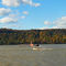 Barge on the Henry Hudson River
