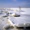 Frozen Delaware Bay at Bayside