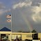 Rainbow during a tornado outbreak in Alabama