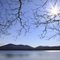 Owls Head Mountain across Lake Eaton in the Springtime