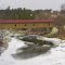 The restored Jay Covered Bridge, Jay, NY, feb 12, 2012.
