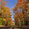 On the road again... Autumn along Woodgate Road - in Forestport, NY - Adirondacks.